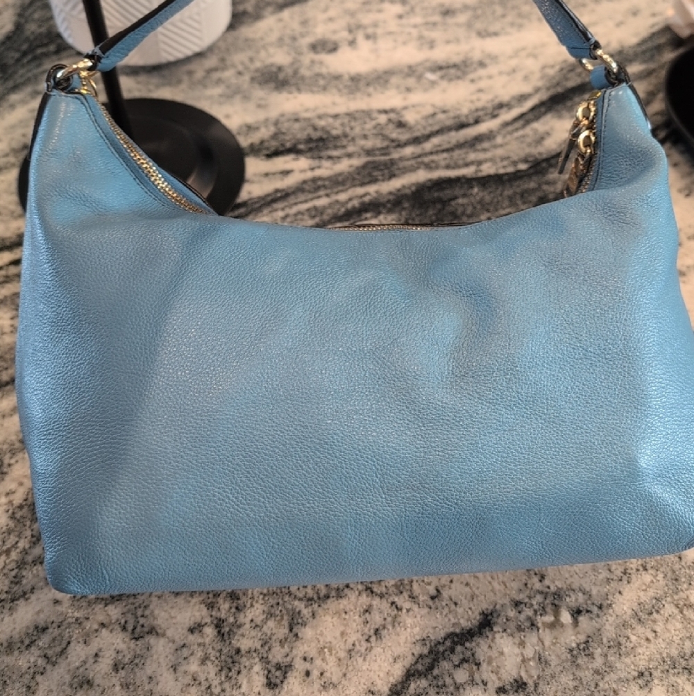 Coach Celeste Convertible Hobo Pebbled Leather Bag w/Coordinating Wallet - Picture 3 of 16
